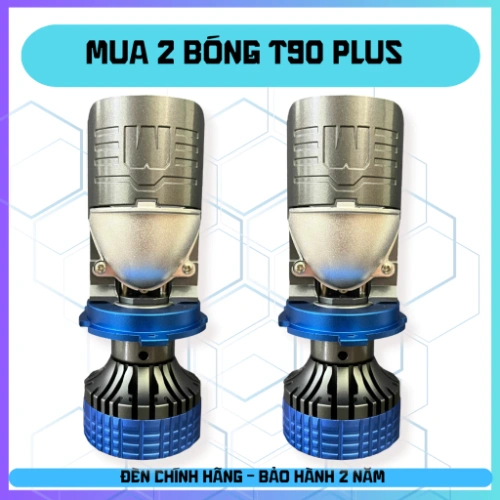 T90 PLUS 2024 90W THẤU KÍNH, CHỐNG CHÓI MẮT NGƯỜI ĐỐI DIỆN... 12v vs 24v H4