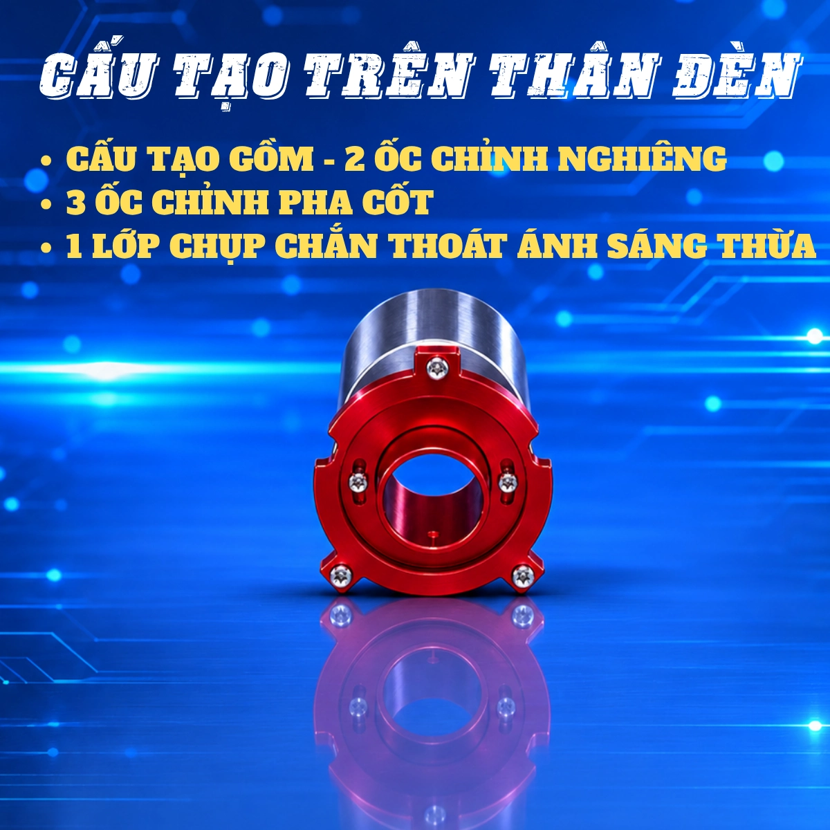 ĐÈN PHA LED T40 -PREMIUM- BH 24 Tháng ! Đèn Pha Bi Cầu Mini