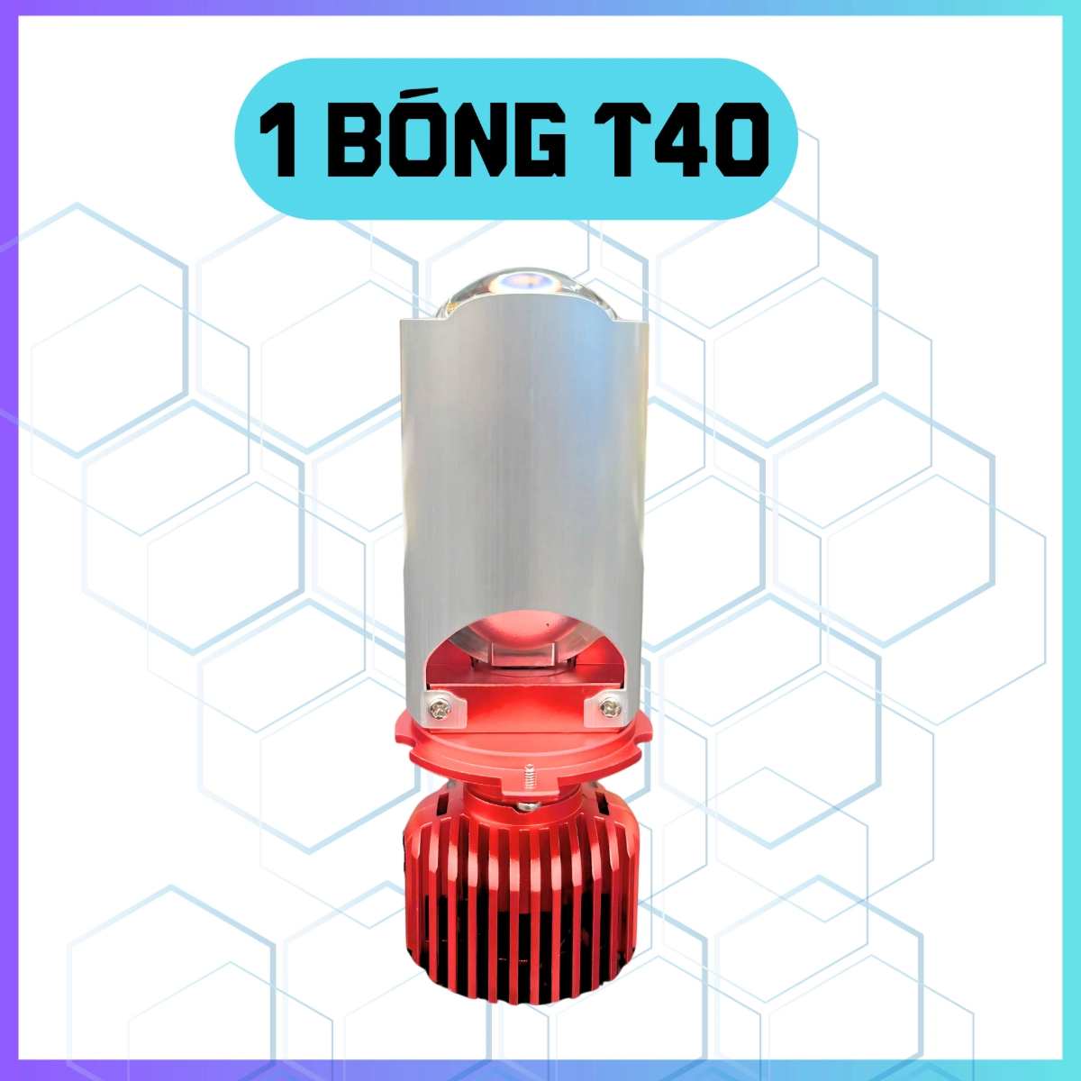 ĐÈN PHA LED T40 -PREMIUM- BH 24 Tháng ! Đèn Pha Bi Cầu Mini