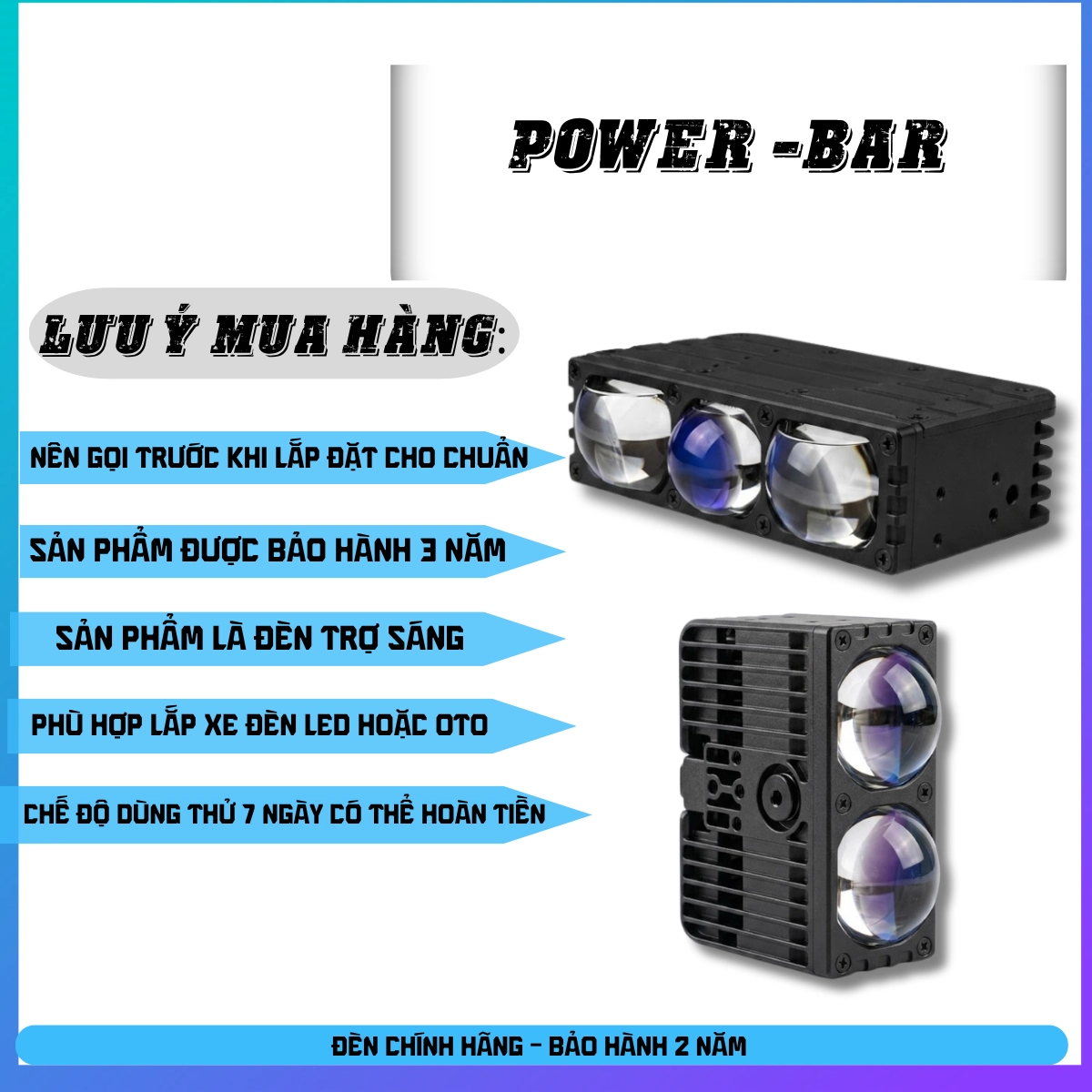 ĐÈN TRỢ SÁNG POWER BAR 90w ÁNH SÁNG TRẮNG . CÓ QUẠT TẢN NHIỆT